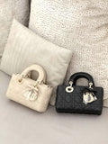 2026 Lady D-Joy Trench Handbag in Black Lambskin M0613ONGE_M900