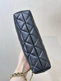 2026 Spring/Summer Collection Classic Small Tote Bag in Black Diamond-Quilted Lambskin AS6248 B24030 94305