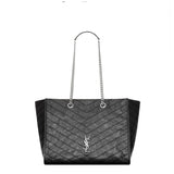 2026 Niki Tote Bag in Black Vintage-Finished Crinkled Calfskin 8711510EN041000