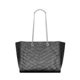 2026 Niki Tote Bag in Black Vintage-Finished Crinkled Calfskin 8711510EN041000