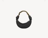 2026 Amalia Black Mini Lambskin Hobo Bag 862558AACX71000