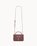 2026 Gaby Burgundy Lambskin Cosmetic Bag 7667311EL07