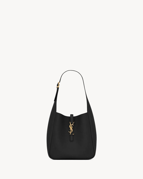 2026 Large Le 5 À 7 Supple Black Soft Leather Hobo Bag 713938AAAUQ1000