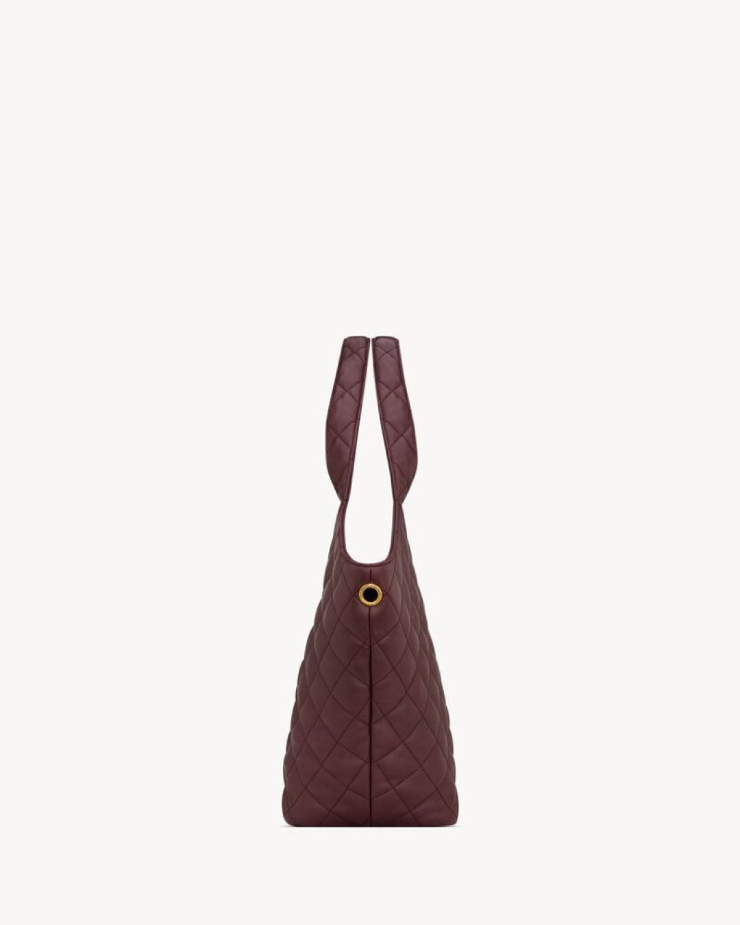 2026 ICARE Burgundy Quilted Lambskin Extra-Large Tote Bag 858191AAANG6195