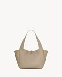 2026 Medium LE 5 À 7 BEA Beige Deer Leather or Cowhide Tote Bag 763435AADUU1346