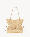 2026 Jamie Beige Raffia Woven Tote Bag 838876GAAFY2791