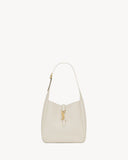 2026 Large Le 5 à 7 Supple Ivory White Leather Shoulder Bag 753837AAAUQ9207