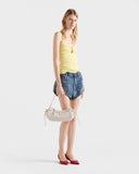 2026 Medium White Leather Shoulder Bag 1BC229_2CYS_F0PG7_V_LVM