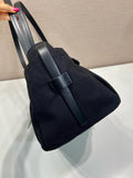 2026 Black Canvas and Leather Tote Bag 2VG139_2G6S_F0002_V_OOO