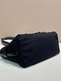 2026 Black Canvas and Leather Tote Bag 2VG139_2G6S_F0002_V_OOO