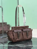 2026 Brown Medium Leather Tote Bag 1BG645_2G6F_F0324_V_OOO