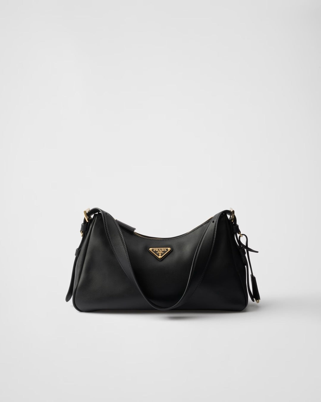2026 Black Medium Leather Shoulder Bag 1BC229_2CYS_F0002_V_LVM