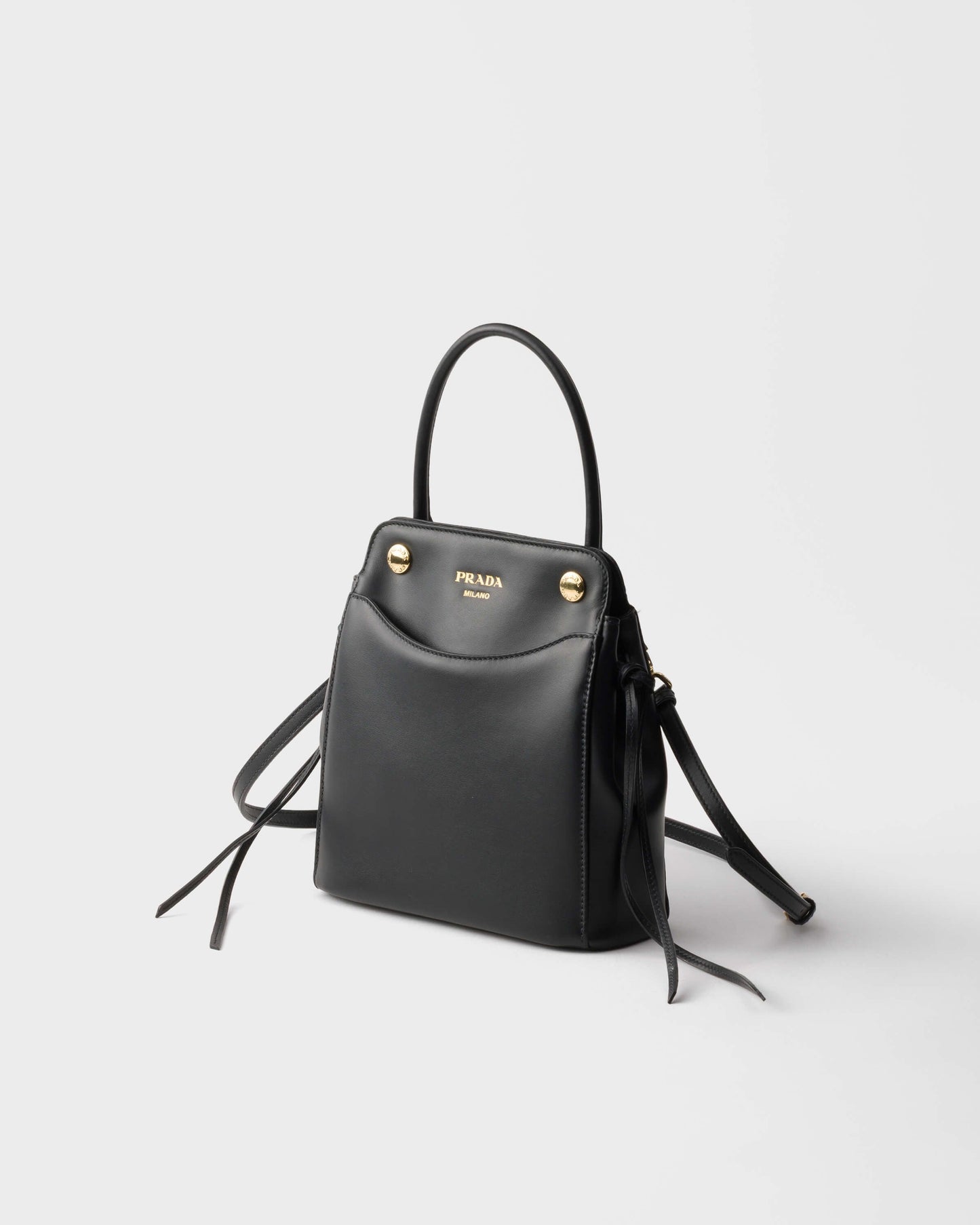 2026 Black Mini Leather Handbag 1BA496_2C6A_F0002_V_OOO