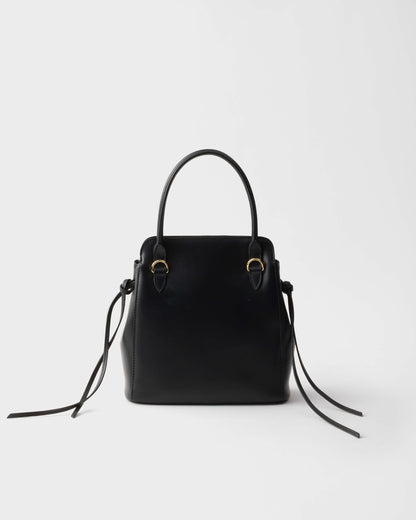 2026 Black Mini Leather Handbag 1BA496_2C6A_F0002_V_OOO