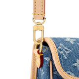 2026 Blue Denim Monogram Baguette Bag M13070