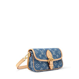 2026 Blue Denim Monogram Baguette Bag M13070