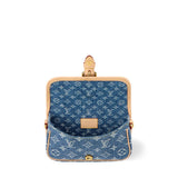 2026 Blue Denim Monogram Baguette Bag M13070