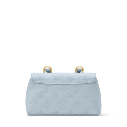 2026 Blue Embossed Calfskin Nano Madeleine Handbag M29352