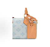 2026 Bleu Courrier  Monogram Origine Special Jacquard Canvas Nano Speedy Mini Handbag M28323