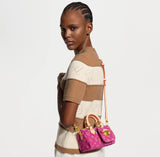 2026 Fuchsia Monogram Denim Mini Pillow Bag M27603