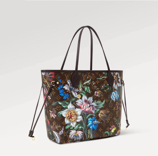 2026 Limited Edition Monogram Ebene Canvas Neverfull MM Handbag M28918
