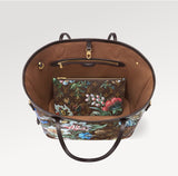 2026 Limited Edition Monogram Ebene Canvas Neverfull MM Handbag M28918