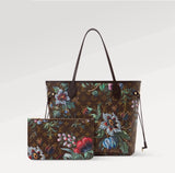 2026 Limited Edition Monogram Ebene Canvas Neverfull MM Handbag M28918
