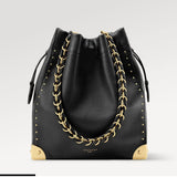 2026 Black Smooth Calfskin Noé Trunk Bucket Bag M29391