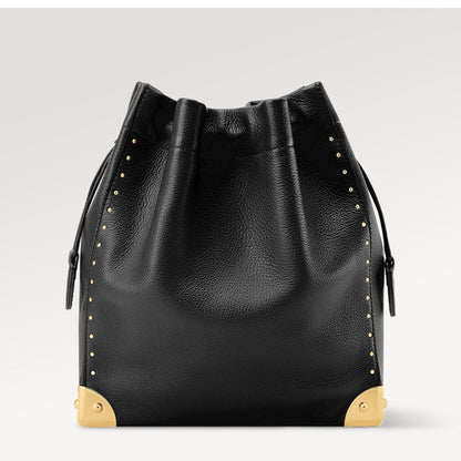 2026 Black Smooth Calfskin Noé Trunk Bucket Bag M29391