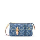 2026 Monogram Jacquard Denim Cotton Handbag M27602