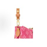 2026 Pochette Liv Handbag, Ribbon Pink, Other Monogram Canvas M27719