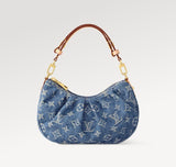 2026 Blue Monogram Jacquard Denim Handbag M13571