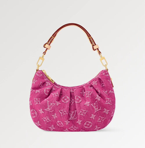 2026 Pochette Valley Fuchsia Monogram Denim Handbag M28327