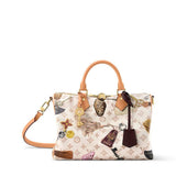 2026 Light Beige Monogram Canvas Speedy 30 Soft Handbag (Getaway Limited Edition) M29377