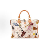 2026 Light Beige Monogram Canvas Speedy 30 Soft Handbag (Getaway Limited Edition) M29377