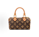 2026 Brown Nano Speedy (Monogram Origine) Mini Handbag M28322