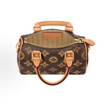 2026 Brown Nano Speedy (Monogram Origine) Mini Handbag M28322