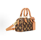 2026 Brown Nano Speedy (Monogram Origine) Mini Handbag M28322